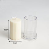 Striped Candle Pc Acrylic Plastic Mold Candles molds