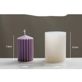 Striped Simple Decorative Candle Mold Candles molds