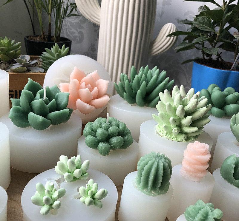 Succulent Candle Mold Candles molds