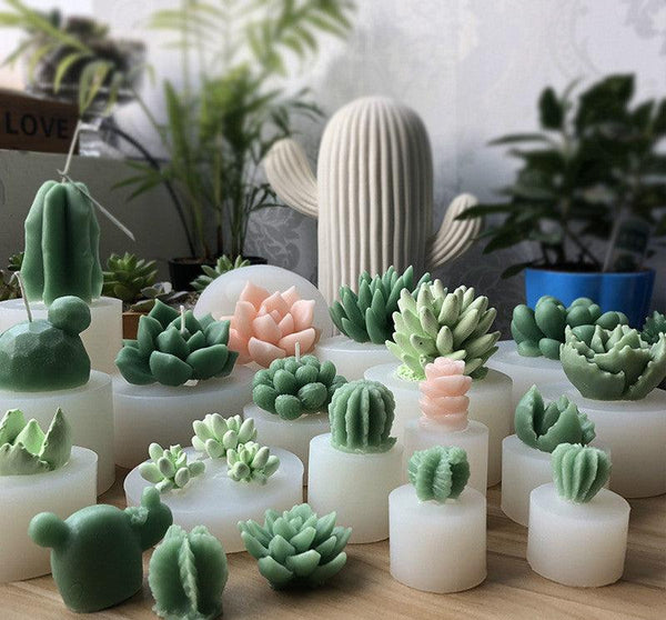 Succulent Candle Mold Candles molds