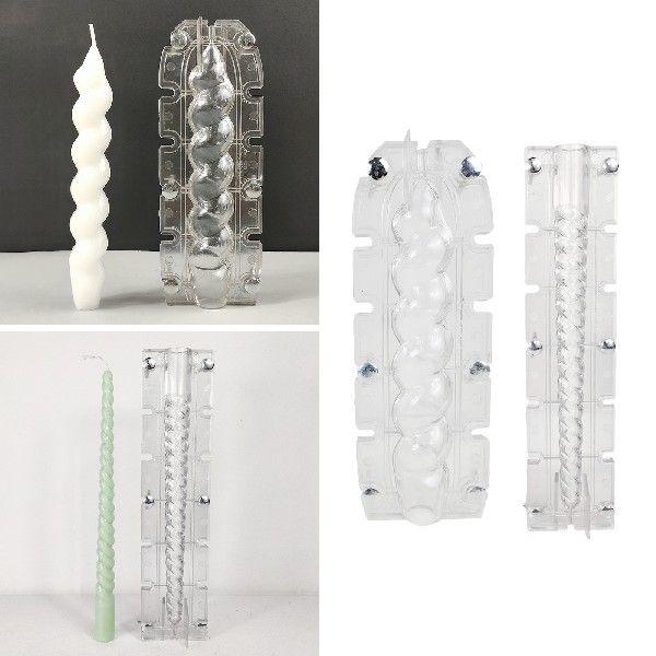 Transparent Taper Candle Mold Candles molds