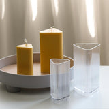 Triangular Vertical Striped Candle Mold Candles molds