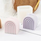 U-shaped Rainbow Bridge Arch Silicone Candle Mold Candles molds