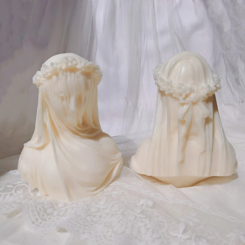 Veiled Lady Candle Silicone Mold