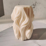 Wavy Swirl Candle Mold