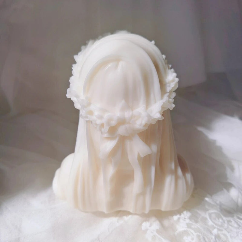 Veiled Lady Candle Silicone Mold