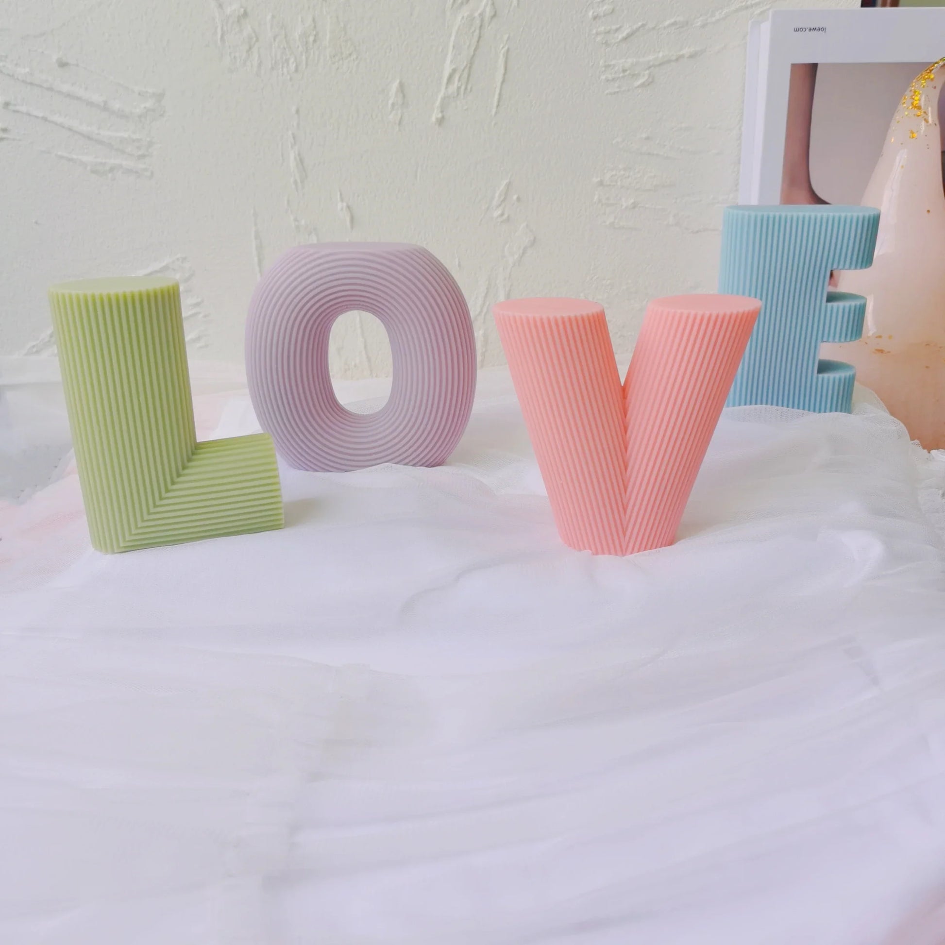 Love Letter Candle Molds Silicone
