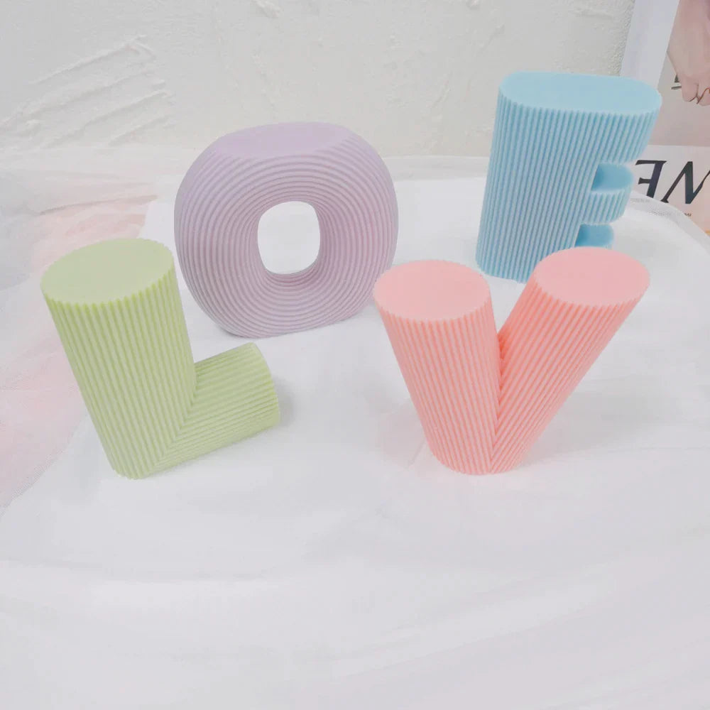 Love Letter Candle Molds Silicone