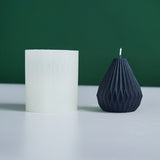 Unlock Creativity with our Striped Silicone Candle Mold - Craft Unique Candles Today! Candles molds