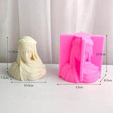 Veil Goddess Statue Candle Mold for Home Decoration Candles molds