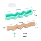 Wavy Shape Silicone Candle Mold Candles molds