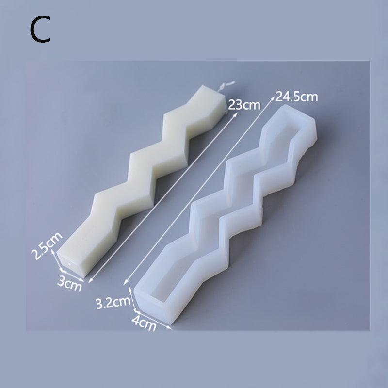 Wind Wave Pattern Silicone Candle mold Candles molds