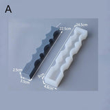 Wind Wave Pattern Silicone Candle mold Candles molds