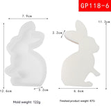 Cute Rabbit Aromatherapy Candle Silicone Mold