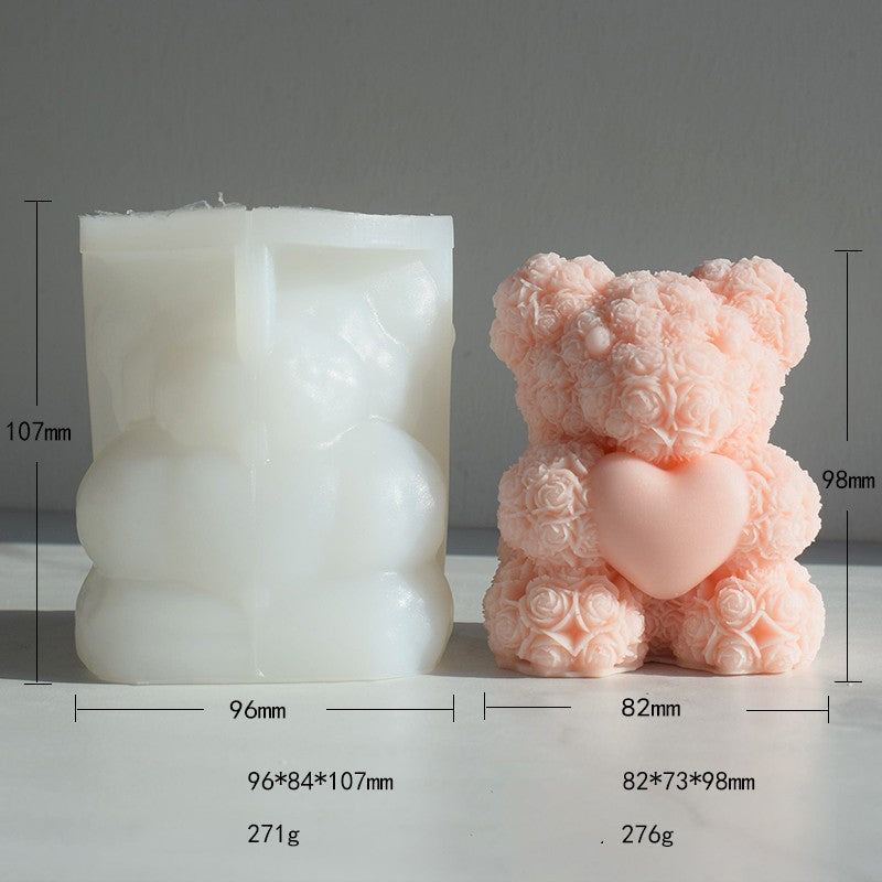 Rose Bear Mold