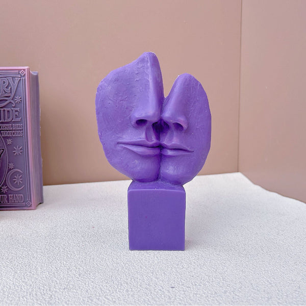 Abstract Facial Candle Mold